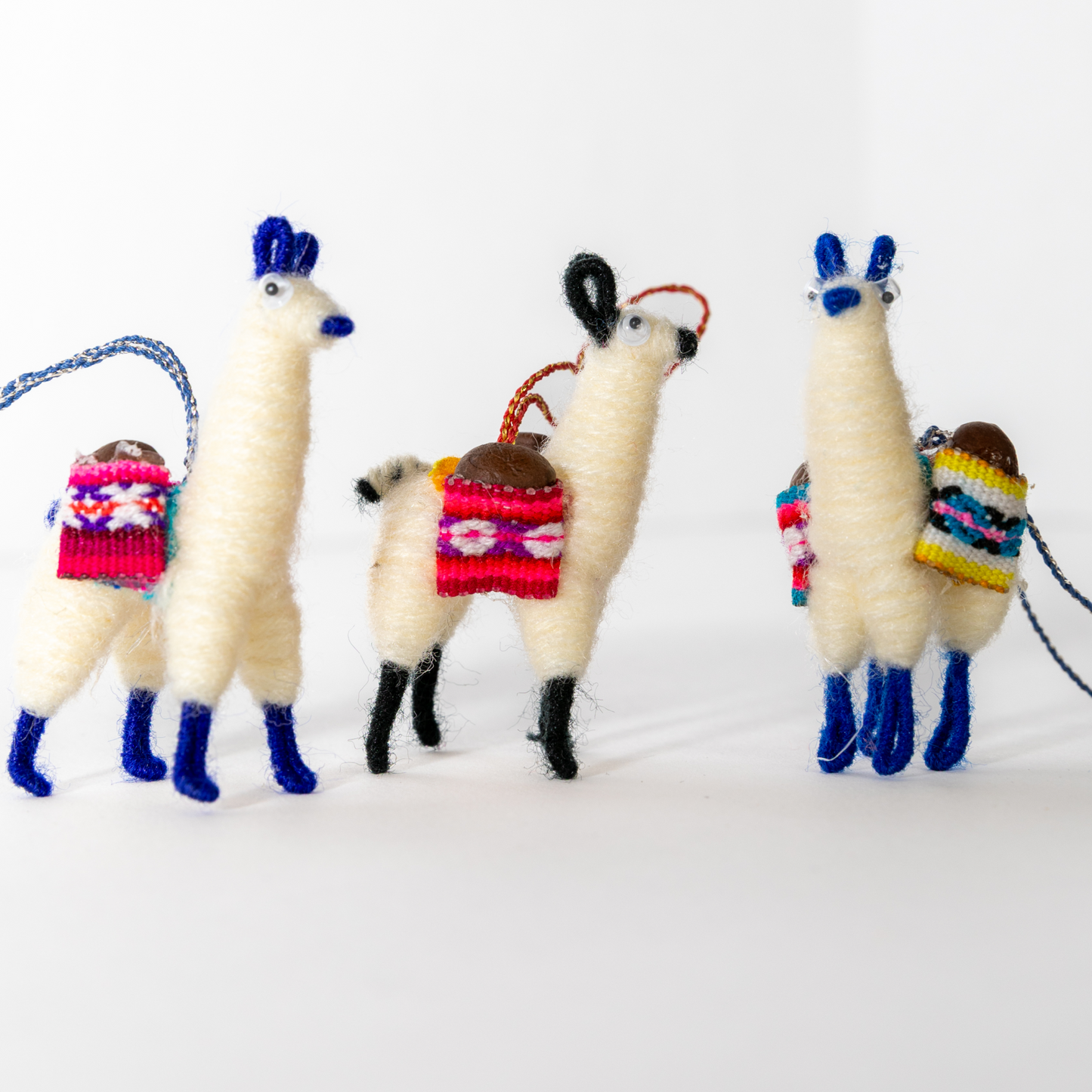 Handmade Llamas - Set of Three